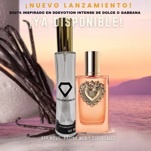 D0274 inspirado en D DEVOTION INTENSE