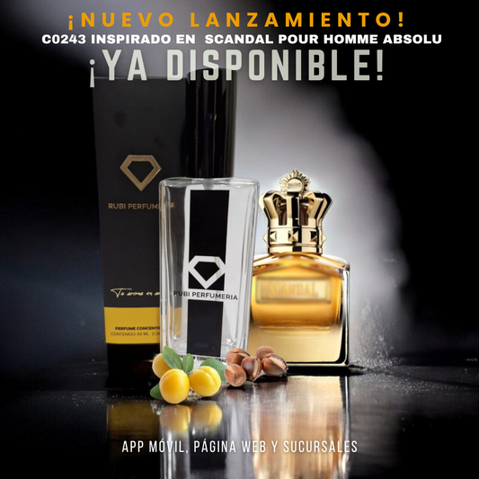 C0238  inspirado en C SCANDAL POUR HOMME ABSOLU