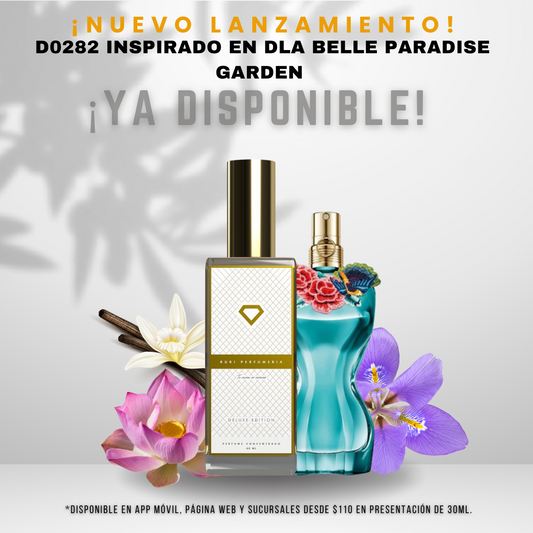 D0282 Inspirado en D LA BELLE PARADISE GARDEN