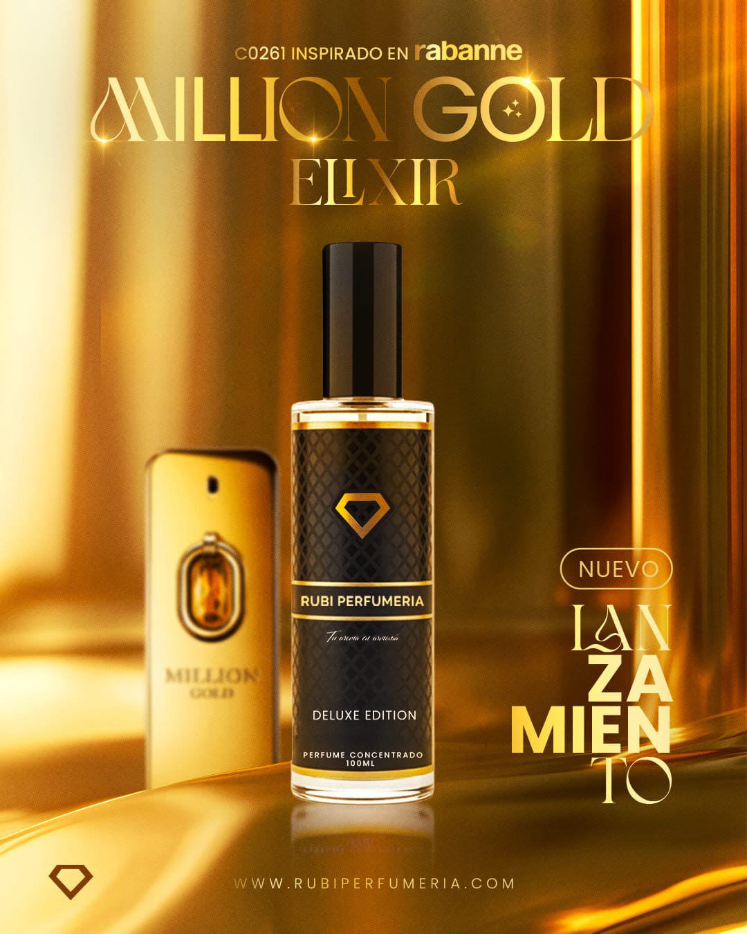 C0261 Inspirado en CMILLION GOLD ELIXIR
