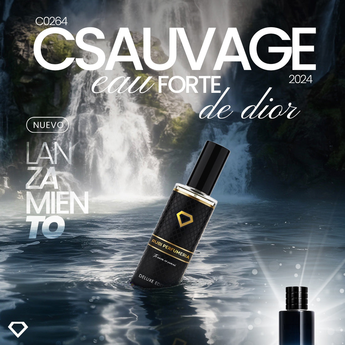 C0264 Inspirado en C SAUVAGE EAU FORTE