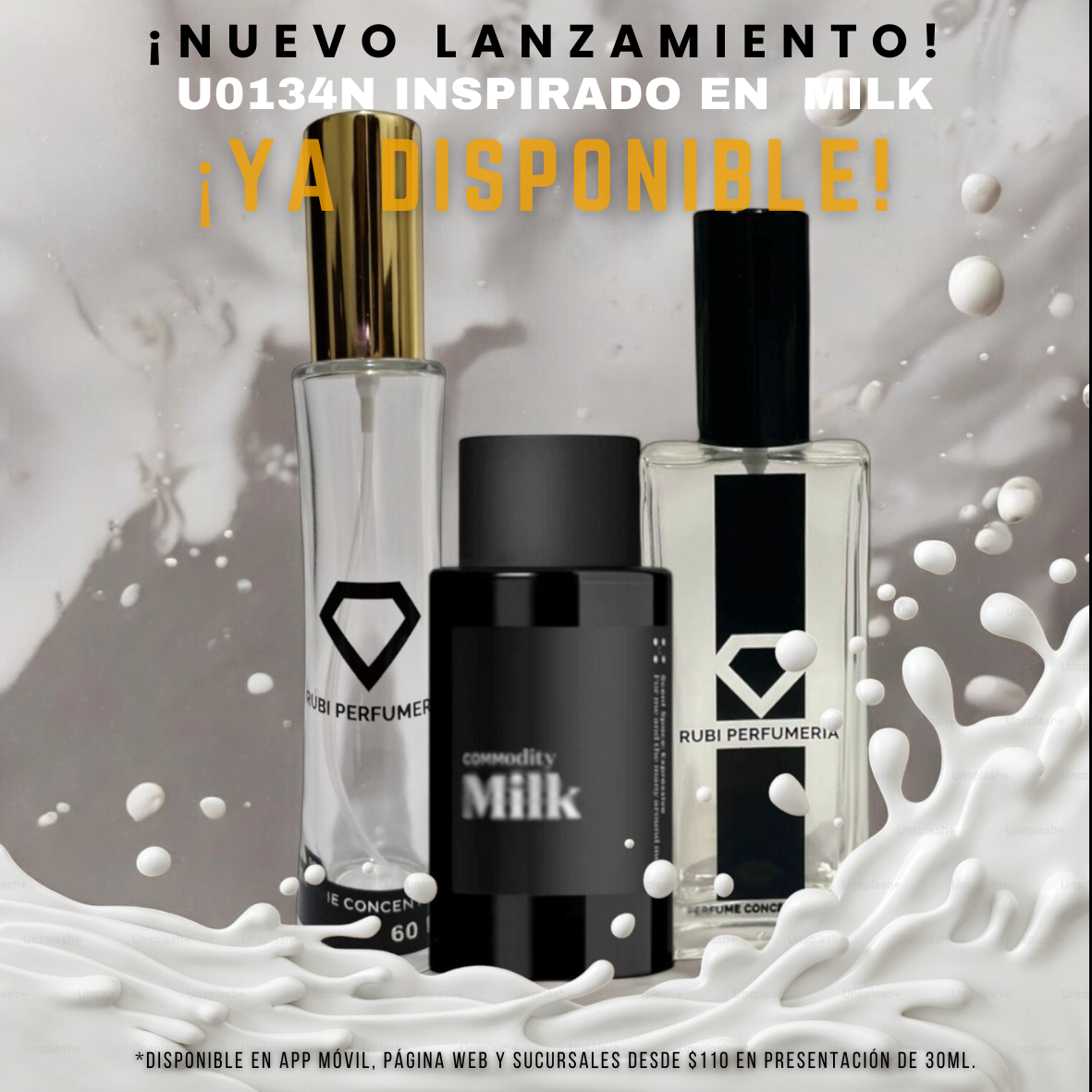 Perfume U0134N inspirado en UMILK de Commodity