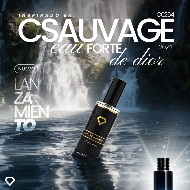 C0264 Inspirado en C SAUVAGE EAU FORTE