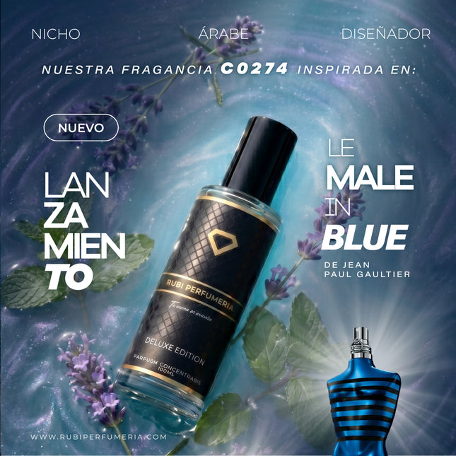C0274 Inspirado en CLE MALE IN BLUE