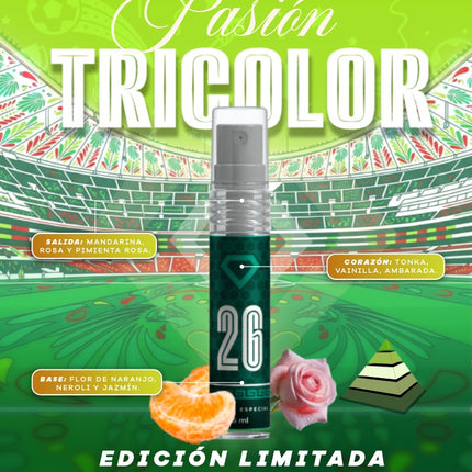 Fragancia Pasión Tricolor