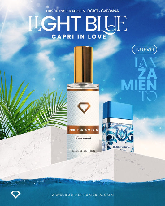 D0290 Inspirado en D LIGHT BLUE CAPRI IN LOVE EDP