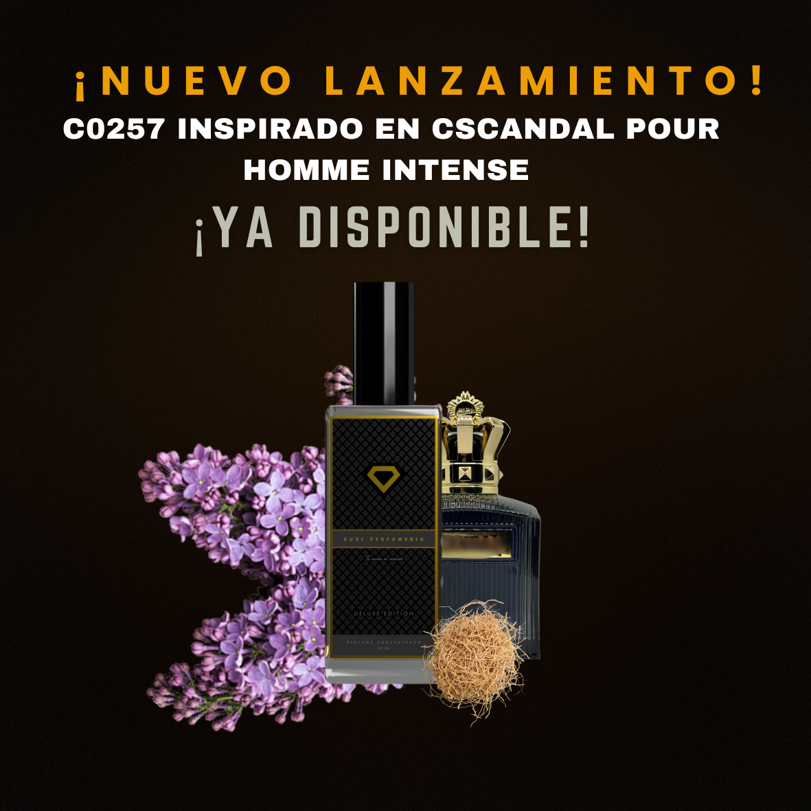 C0257 inspirado en CSCANDAL POUR HOMME INTENSE